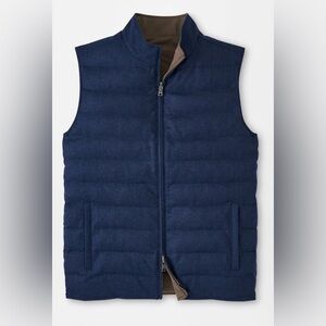 Peter Millar Navy Blue Whistler Reversible Vest